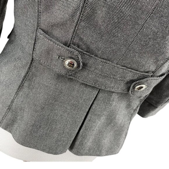 White House Black Market Tailored Jacket Blazer Lined Button Front Size Small - Picture 8 of 9